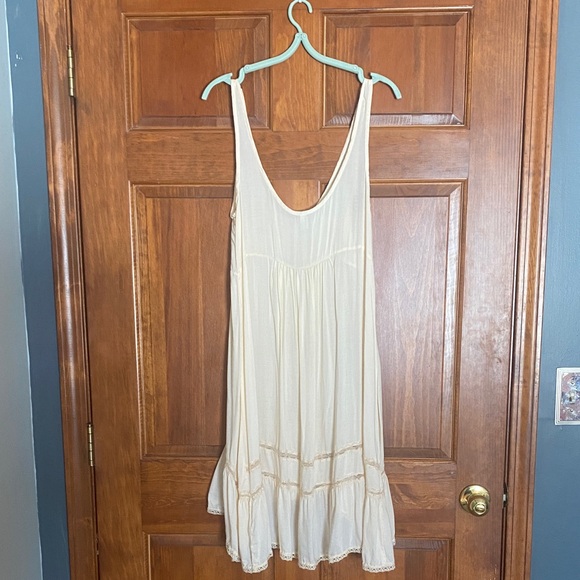Free People Cream High Low Nighty - Picture 6 of 8